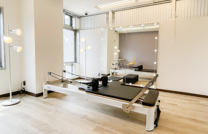 24/7Pilates 金沢店の店内